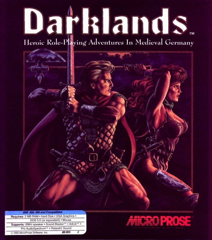 Front Cover for Darklands (DOS)