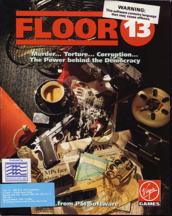 Front Cover for Floor 13 (DOS)