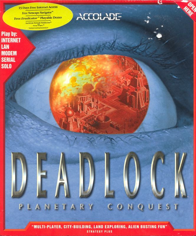 Front Cover for Deadlock: Planetary Conquest (Windows and Windows 3.x)
