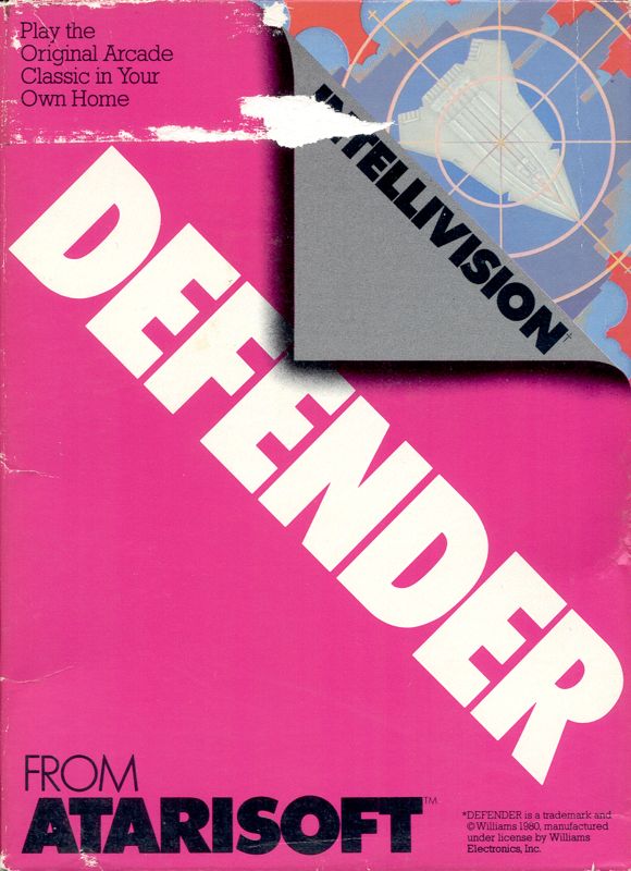 Front Cover for Defender (Intellivision)