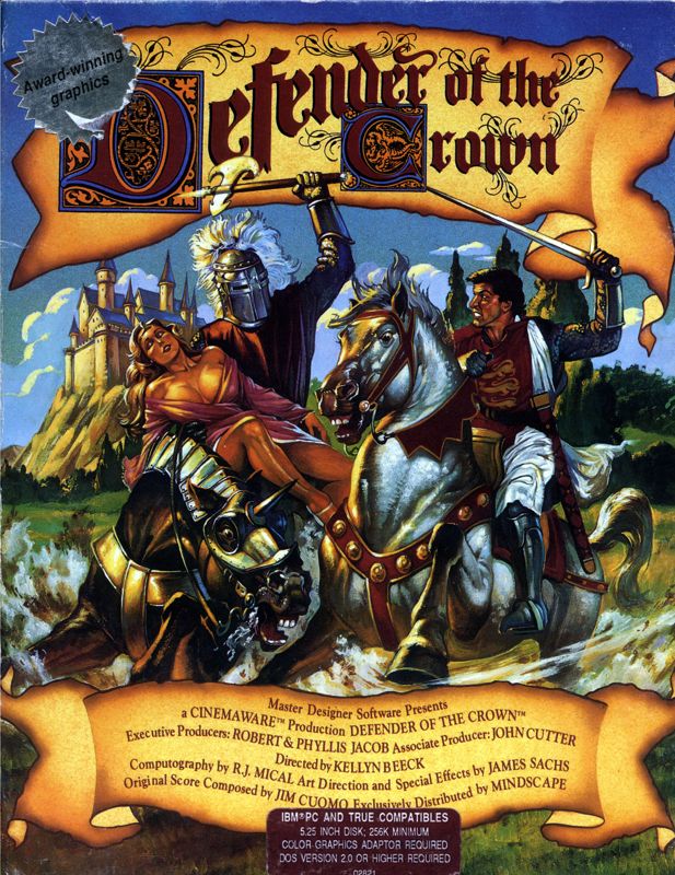 Front Cover for Defender of the Crown (DOS)