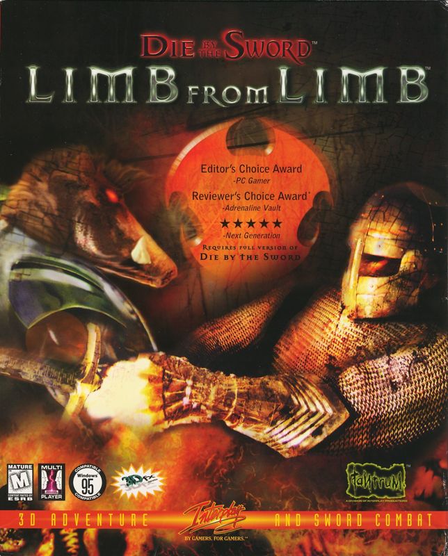 Front Cover for Die by the Sword: Limb from Limb (Windows)