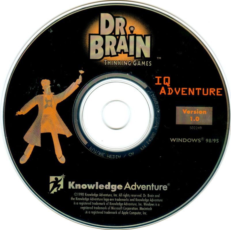 Media for Dr. Brain Thinking Games: IQ Adventure (Windows) (Folding cardboard package with many angles and illustrations)