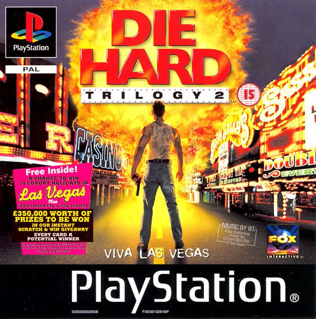 Front Cover for Die Hard Trilogy 2: Viva Las Vegas (PlayStation)