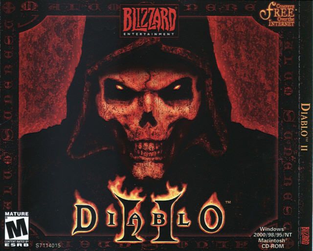 Other for Diablo II (Macintosh and Windows): Jewel Case - Front