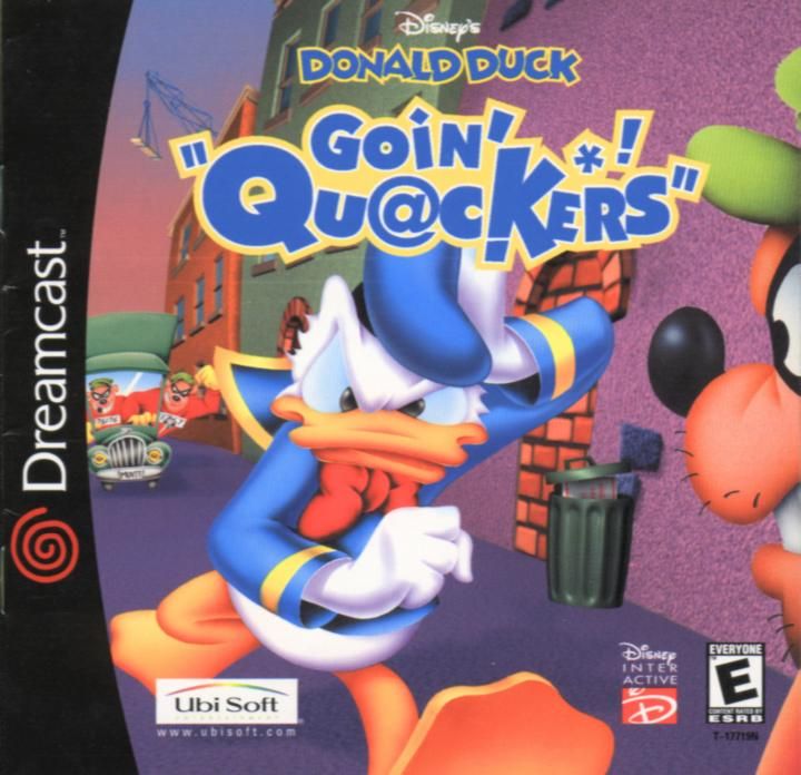 Front Cover for Disney's Donald Duck: Goin' Quackers (Dreamcast)