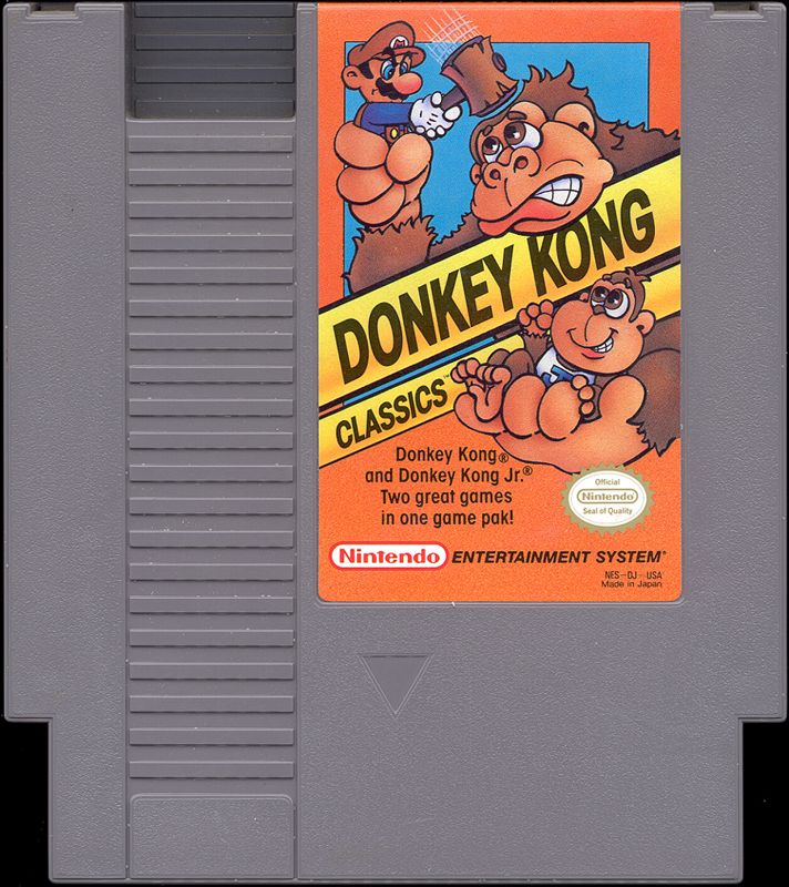 Media for Donkey Kong Classics (NES): Cartridge