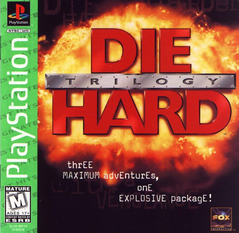 Front Cover for Die Hard Trilogy (PlayStation) (Greatest Hits release)