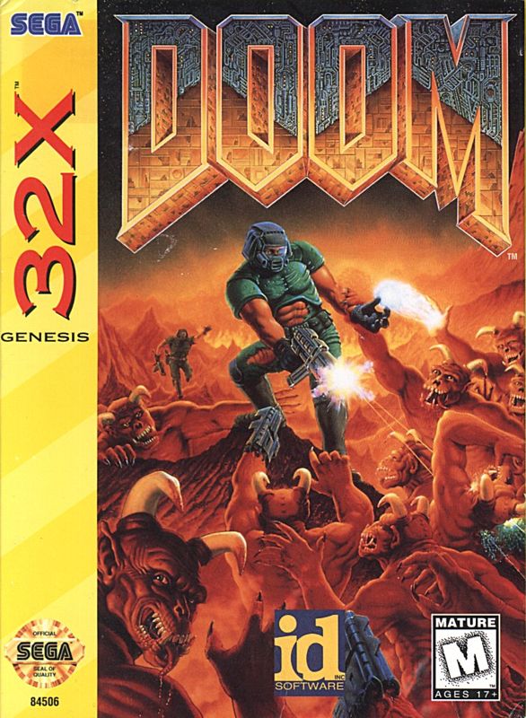 Front Cover for Doom (SEGA 32X)