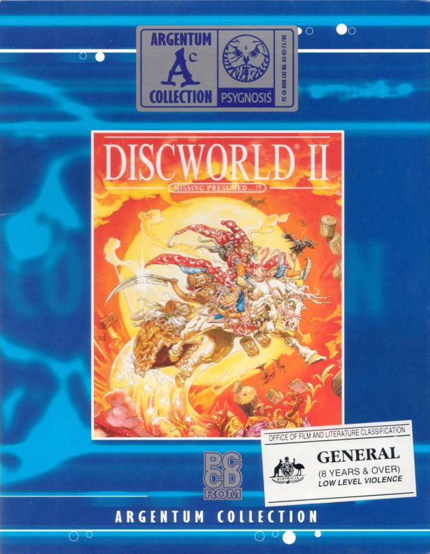 Front Cover for Discworld II: Mortality Bytes! (DOS and Windows) (Argentum Collection)