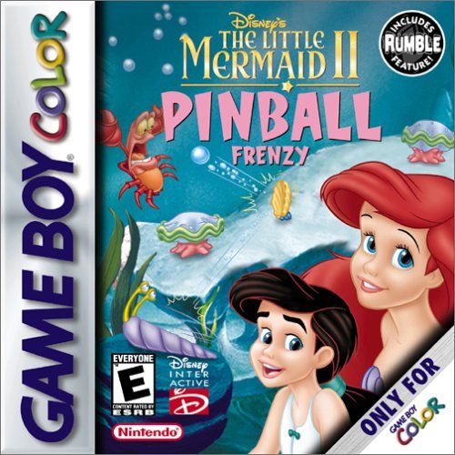 Front Cover for Disney's The Little Mermaid II: Pinball Frenzy (Game Boy Color)