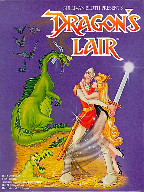 Front Cover for Dragon's Lair (DOS)