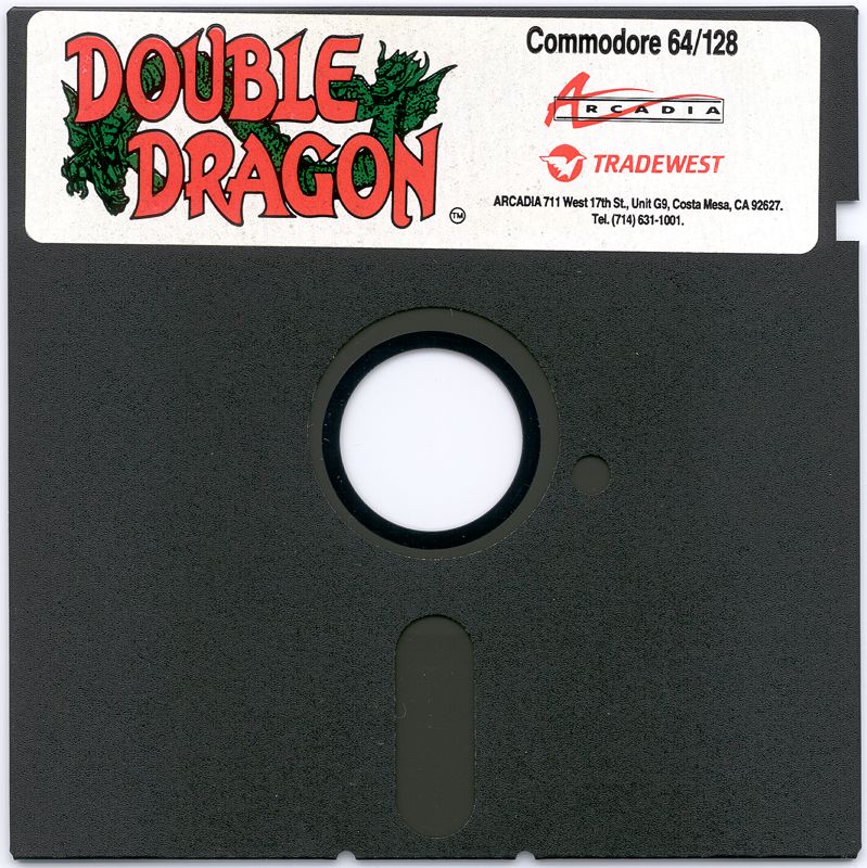 Media for Double Dragon (Commodore 64)