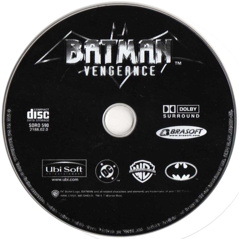 Media for Batman: Vengeance (Windows)