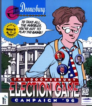Front Cover for The Doonesbury Election Game Campaign '96 (Windows and Windows 3.x)