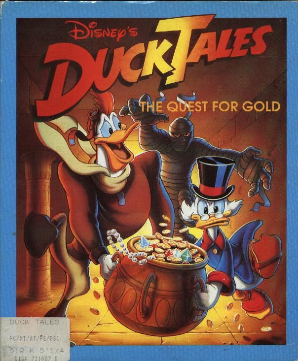 Front Cover for Disney's Duck Tales: The Quest for Gold (DOS)