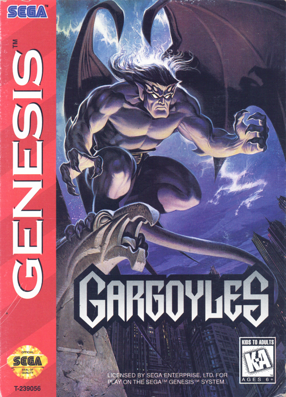 Front Cover for Gargoyles (Genesis)