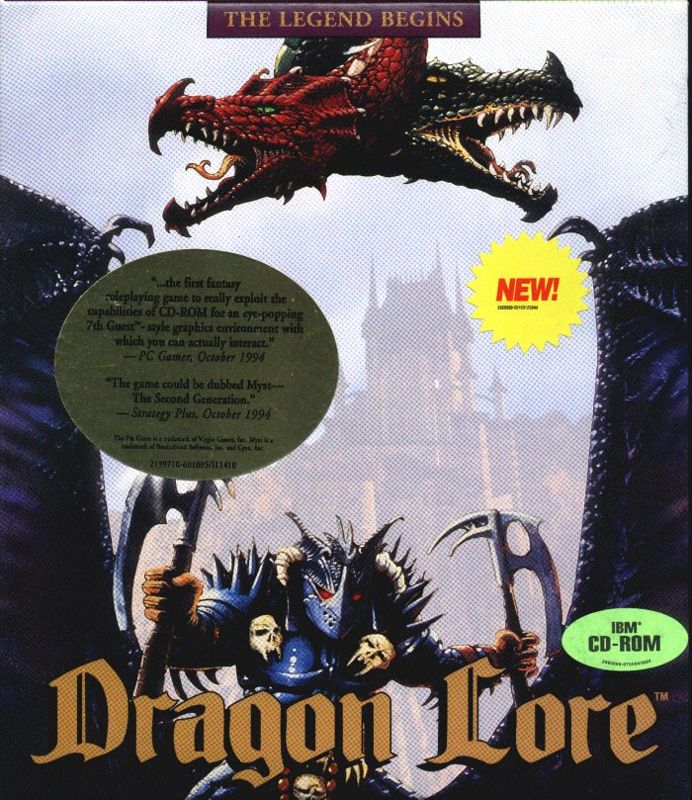 Front Cover for Dragon Lore: The Legend Begins (DOS)