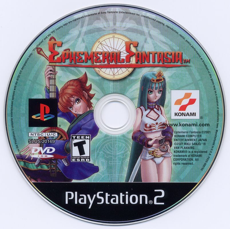 Media for Ephemeral Fantasia (PlayStation 2)