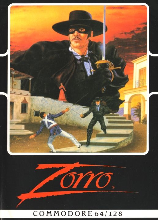 Front Cover for Zorro (Commodore 64)