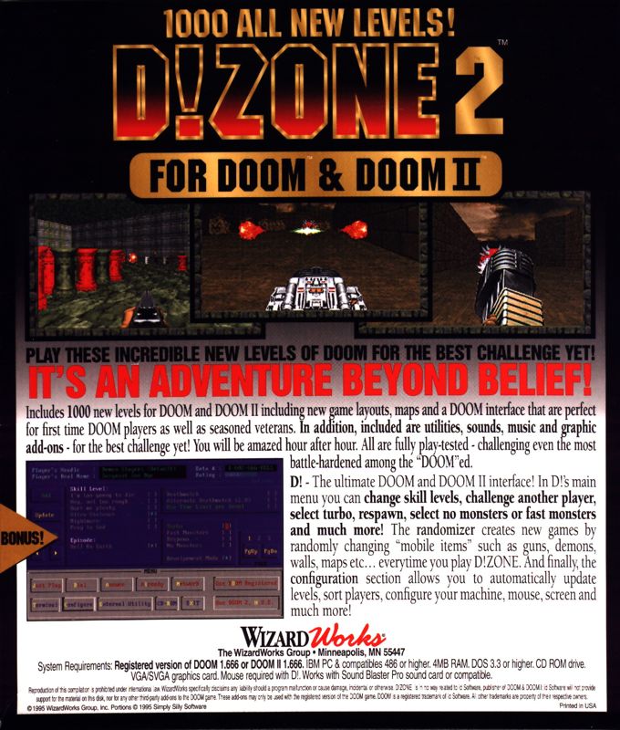 D!Zone 2 cover or packaging material - MobyGames