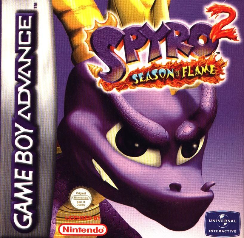 Front Cover for Spyro 2: Season of Flame (Game Boy Advance)