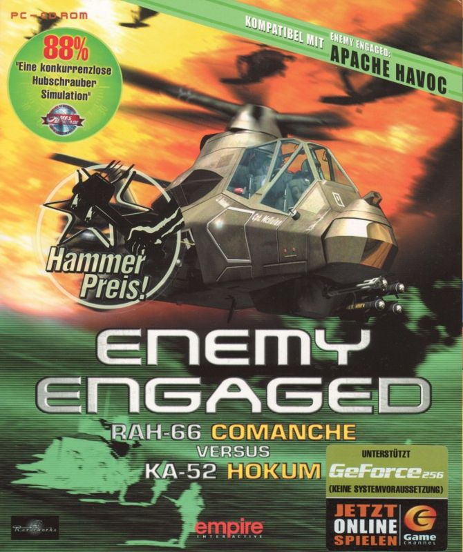 Front Cover for Enemy Engaged: RAH-66 Comanche versus Ka-52 Hokum (Windows) (HammerPreis! release)