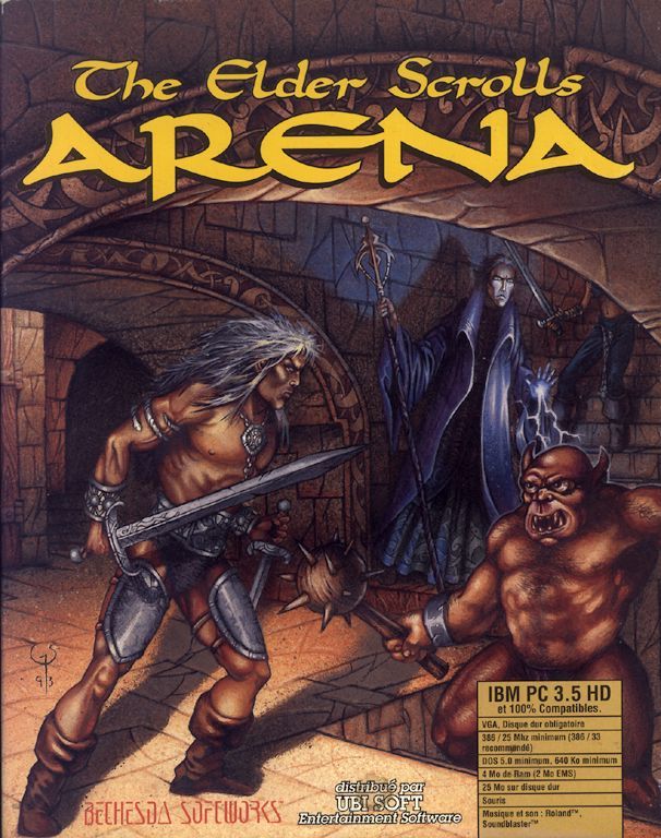 Front Cover for The Elder Scrolls: Arena (DOS)