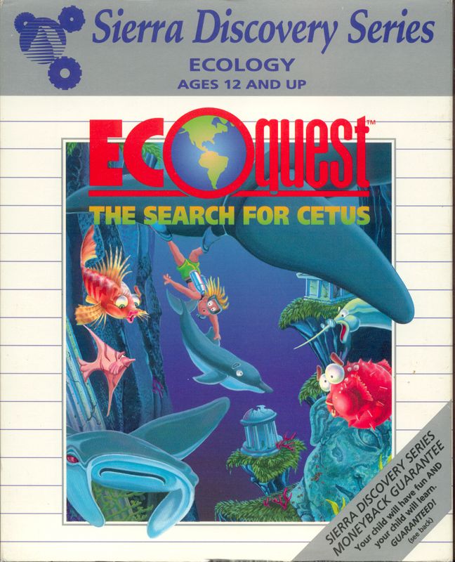 Front Cover for EcoQuest: The Search for Cetus (DOS) (Sierra Discovery Series release)