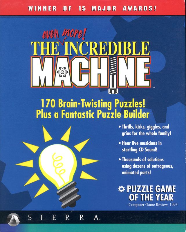 Front Cover for The Even More! Incredible Machine (DOS)