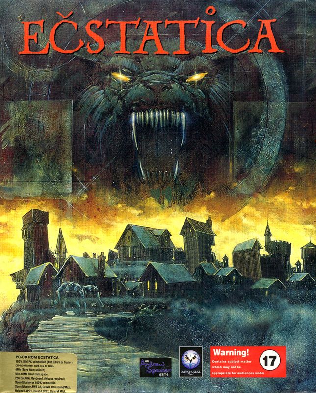 Front Cover for Ečstatica (DOS) (CD-ROM release)