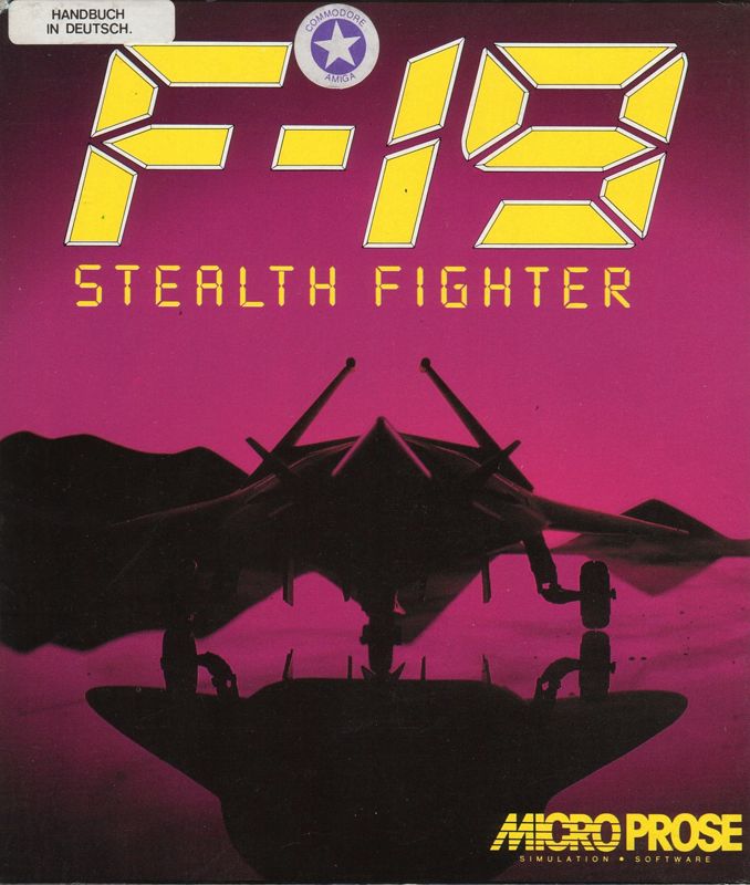 Front Cover for F-19 Stealth Fighter (Amiga)