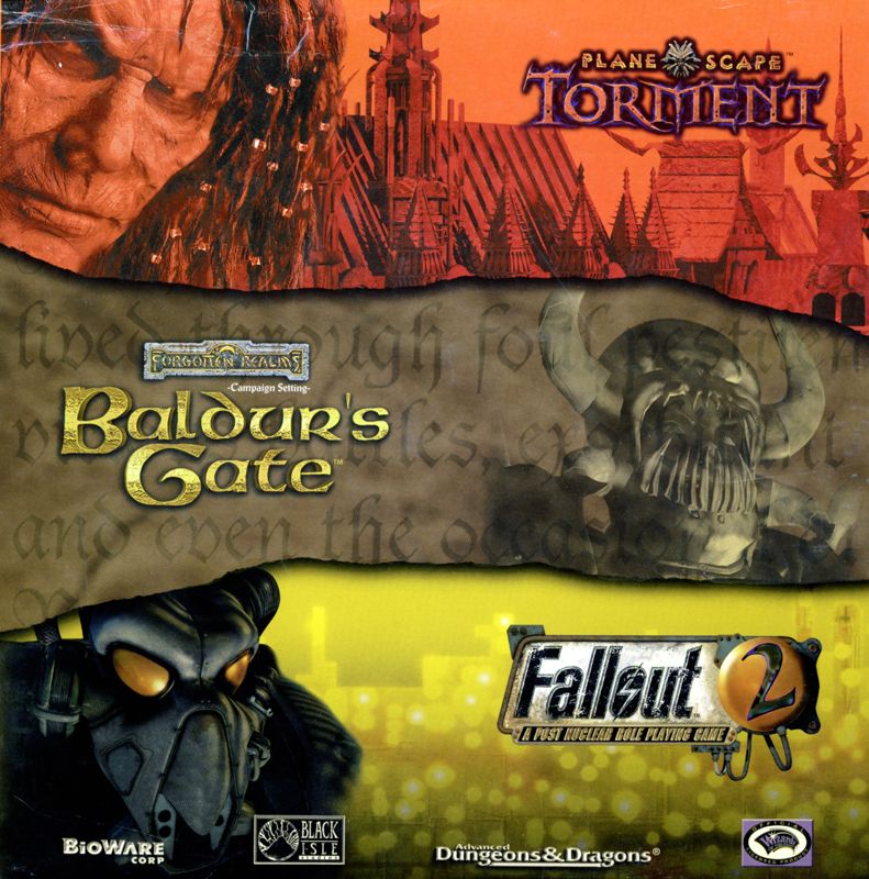 Front Cover for Planescape: Torment / Baldur's Gate / Fallout 2 (Windows)