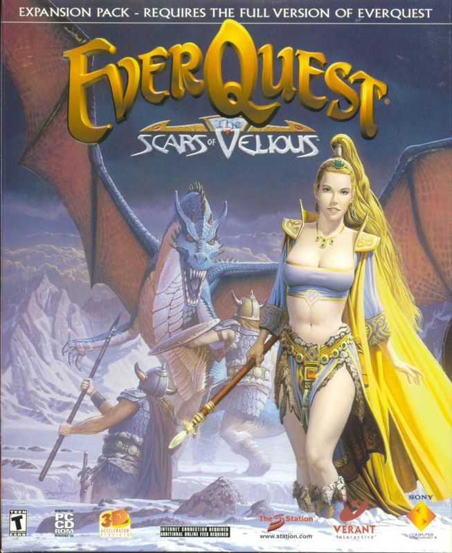 Front Cover for EverQuest: The Scars of Velious (Windows)