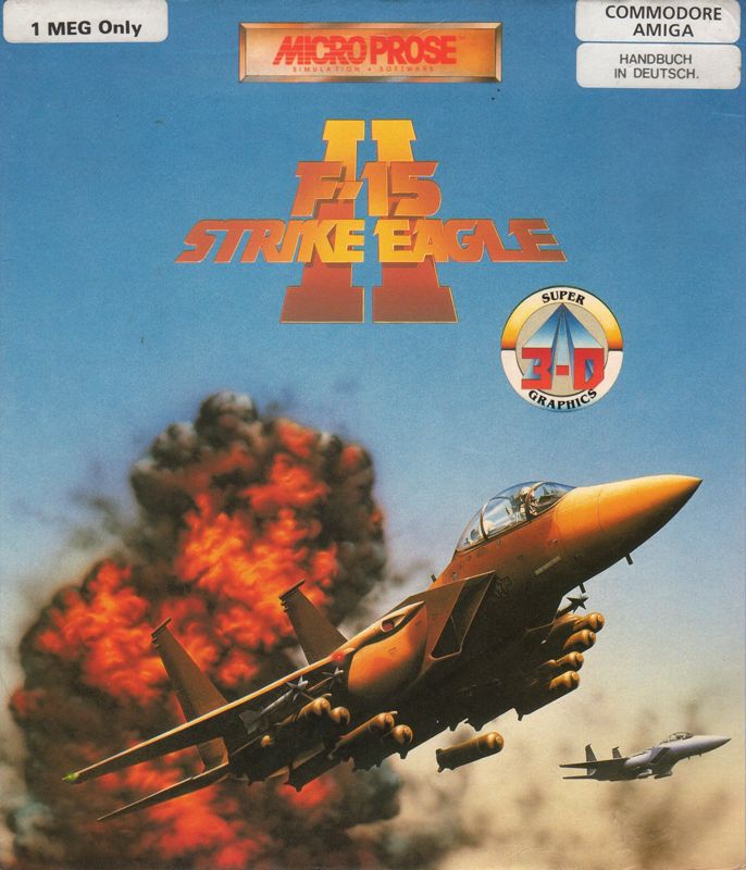 Front Cover for F-15 Strike Eagle II (Amiga)