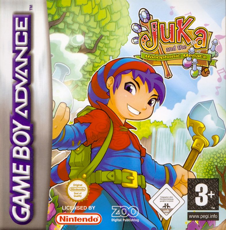 Front Cover for Juka and the Monophonic Menace (Game Boy Advance)