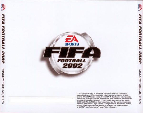 FIFA Soccer 2002 Major League Soccer cover or packaging material