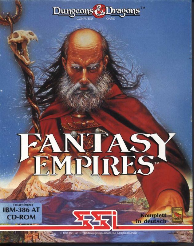 Front Cover for Fantasy Empires (DOS) (CD-ROM release)