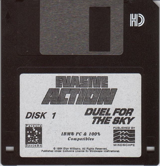 Media for Evasive Action (DOS): Disk 1/3