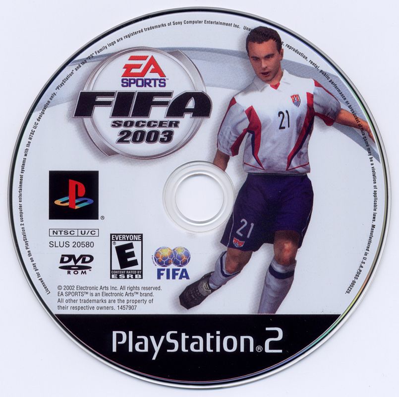 Media for FIFA Soccer 2003 (PlayStation 2)