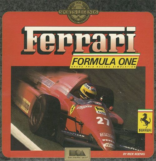 Front Cover for Ferrari Formula One (DOS)