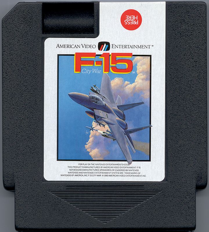 Media for F-15 City War (NES): Cartridge