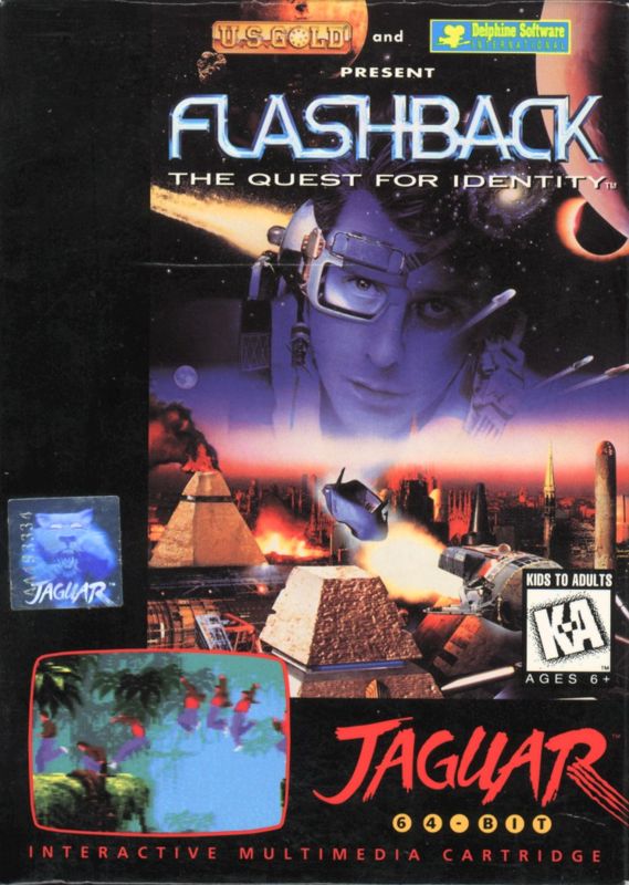 Front Cover for Flashback: The Quest for Identity (Jaguar)