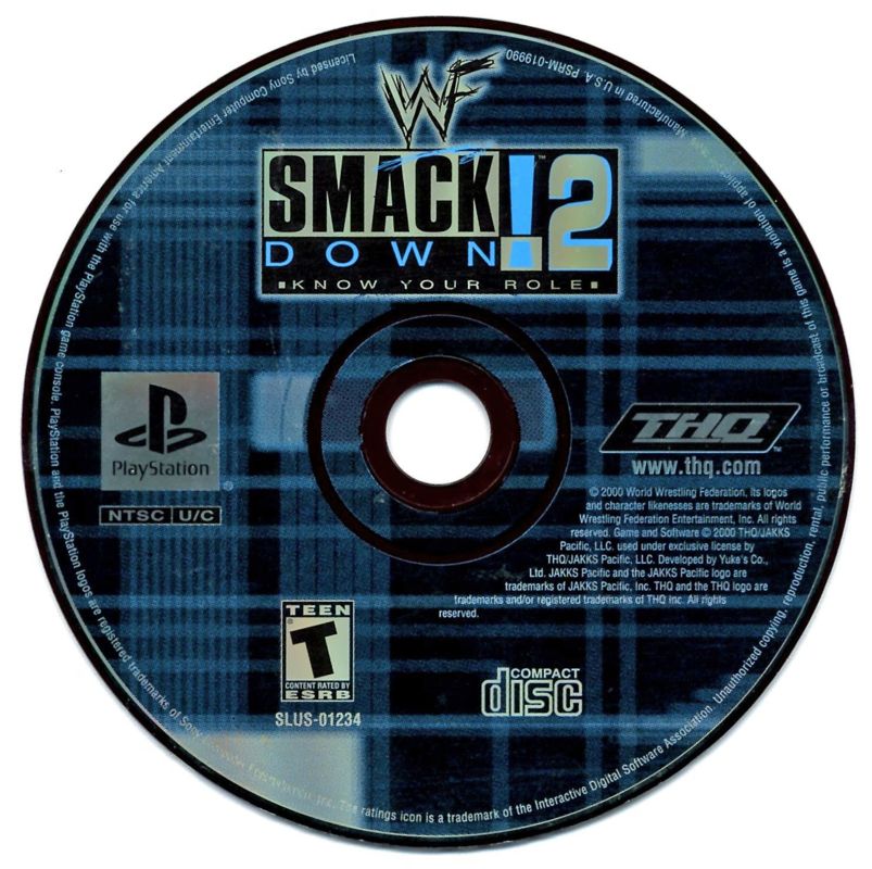 Wwf Smackdown Know Your Role Cover Or Packaging Material Mobygames