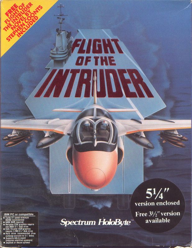 Front Cover for Flight of the Intruder (DOS)