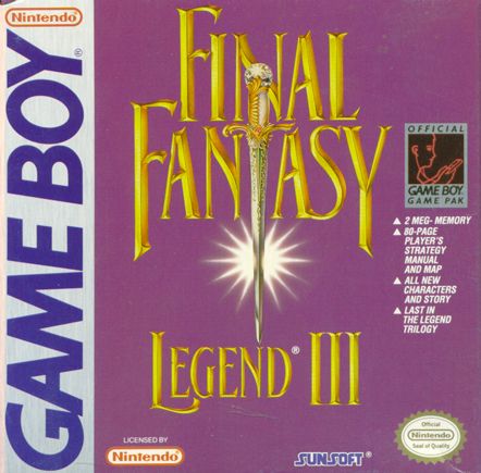 Front Cover for Final Fantasy Legend III (Game Boy) (SunSoft release)