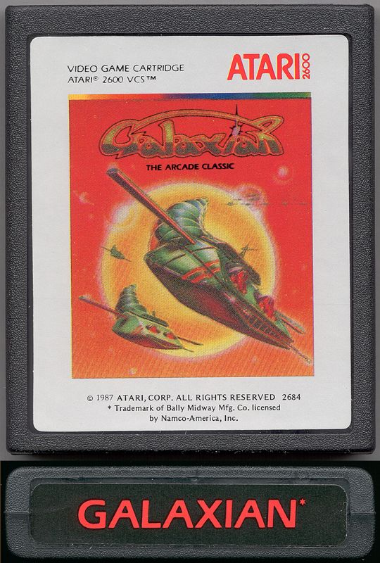 Media for Galaxian (Atari 2600) (1987 release)