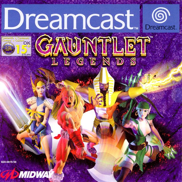 Front Cover for Gauntlet: Legends (Dreamcast)