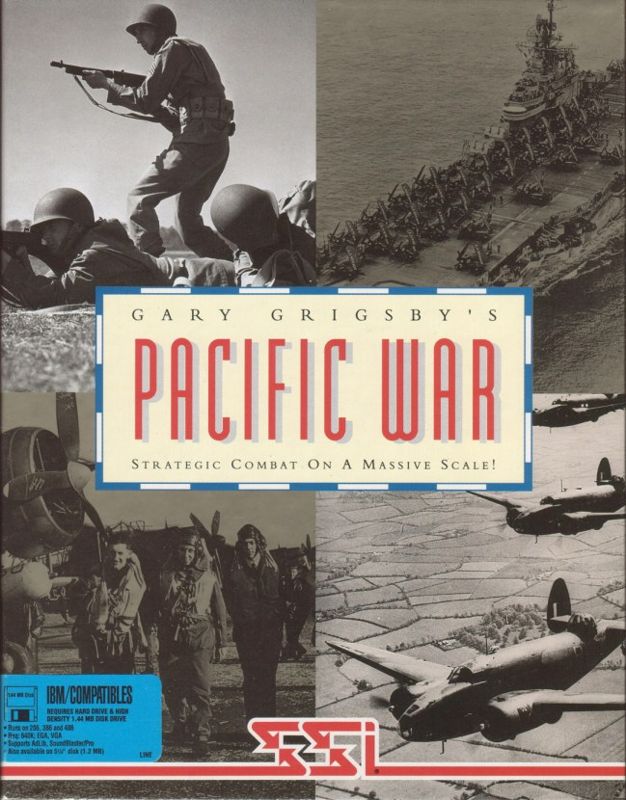 Front Cover for Gary Grigsby's Pacific War (DOS)