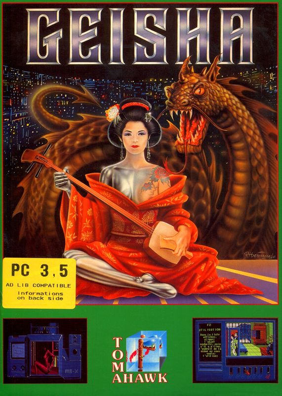 Front Cover for Geisha (DOS)